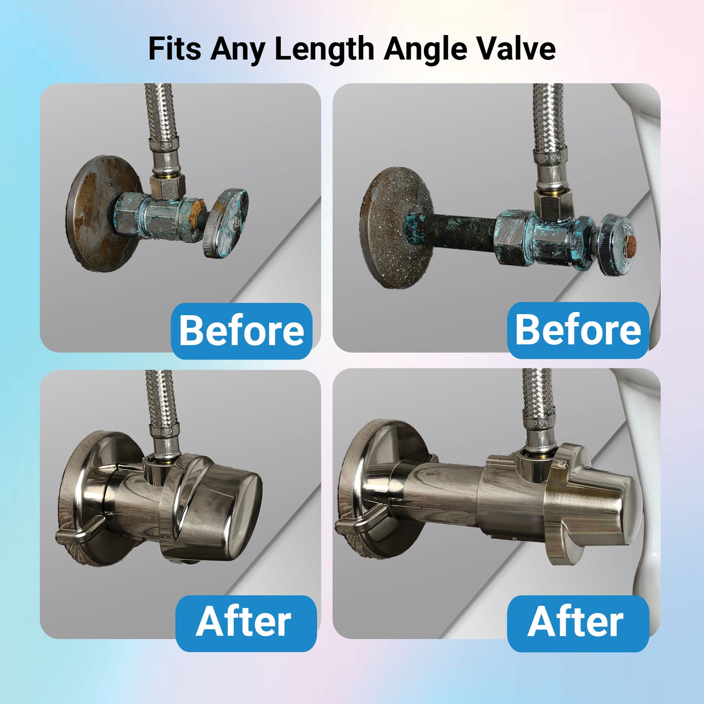 Decorative Angle Wall Valve Cover: TapCap T10DC100