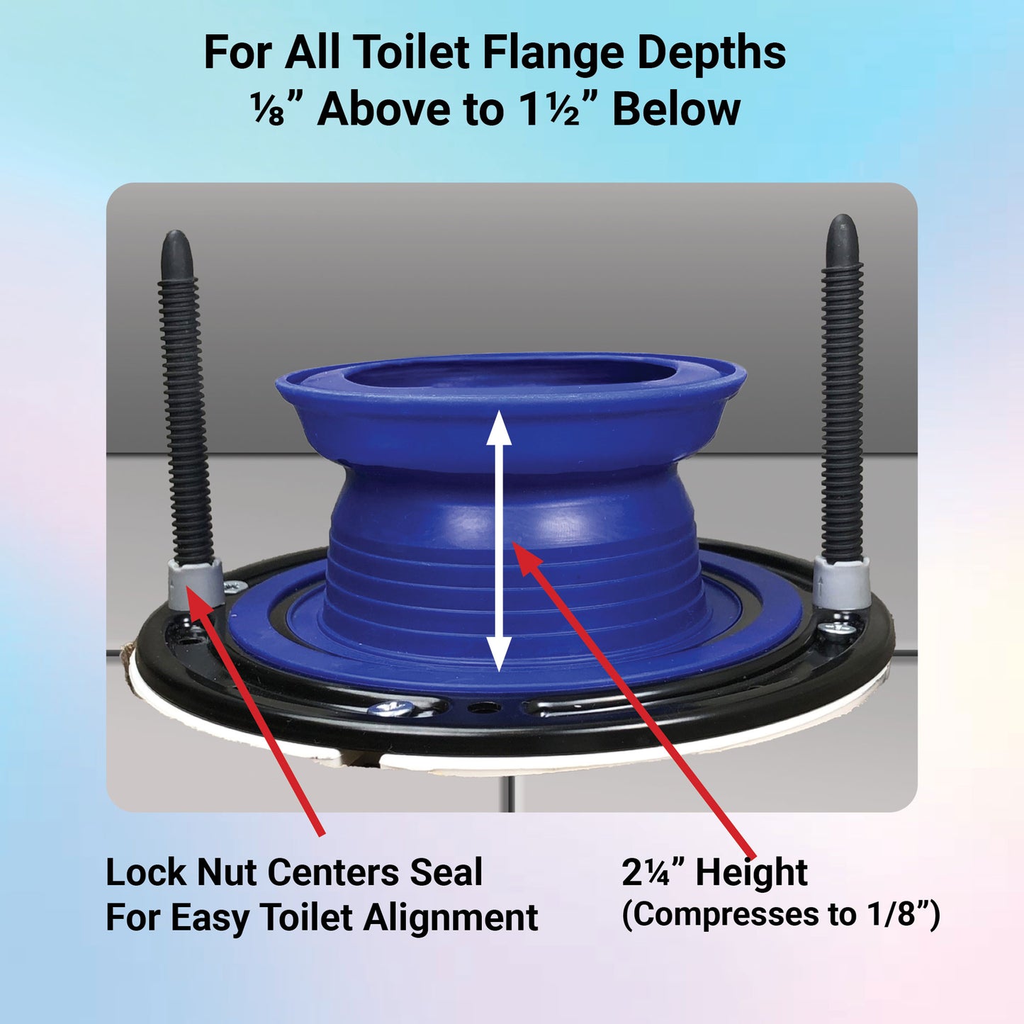 One-N-Done Premium T10-OND-400-DS Toilet Bowl Flange Repair Kit