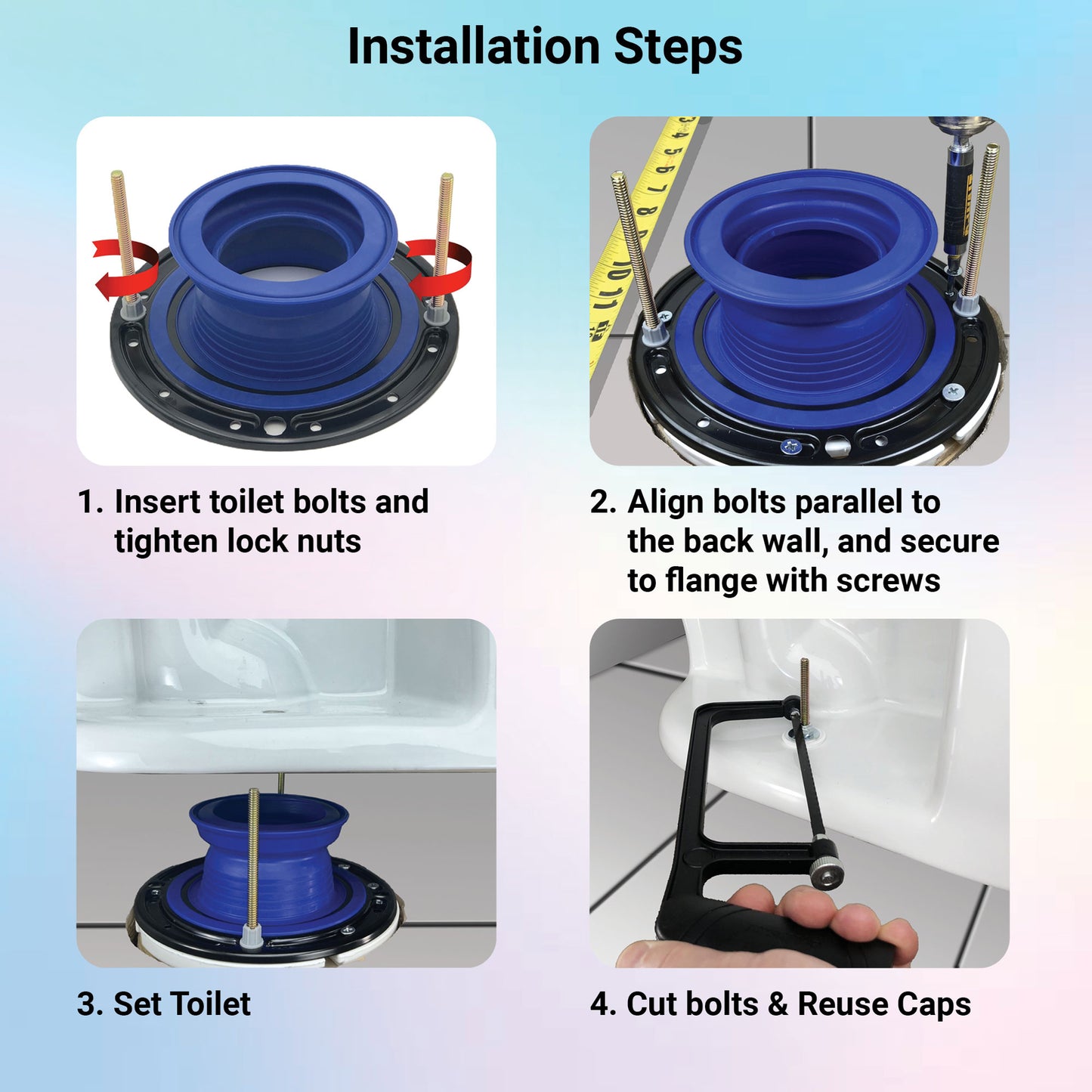 One-N-Done T10-OND-400-MB Toilet Flange Repair Kit